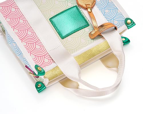 Canvas Tote Bag for Women Casaul Shoulder Bag Small Crossbody Satchel for Work Vacation4