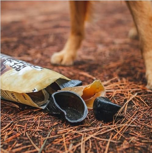 Kit 4 Unidades: 2 Cascos + 2 Chifres Natural Farm para Cães, Roer e Brincar, Livre de Conservantes,
