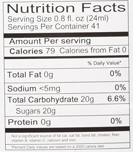 Image of 1883 Amaretto Syrup for Drinks, Made in France, 1 Liter Plastic Bottle