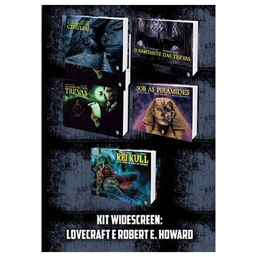 Kit Widescreen: Lovecraft e Robert E. Howard (Mitos de Cthulhu, Conan e Rei Kull)