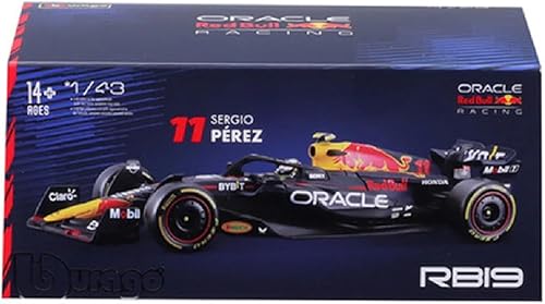 Miniatura 4 de Maisto Escala 1:43 Oracle Red Bull Racing RB19 Sergio Pérez #11 2023