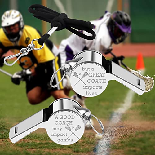 Silbato para Entrenador de Lacrosse con Cordón miniatura 6