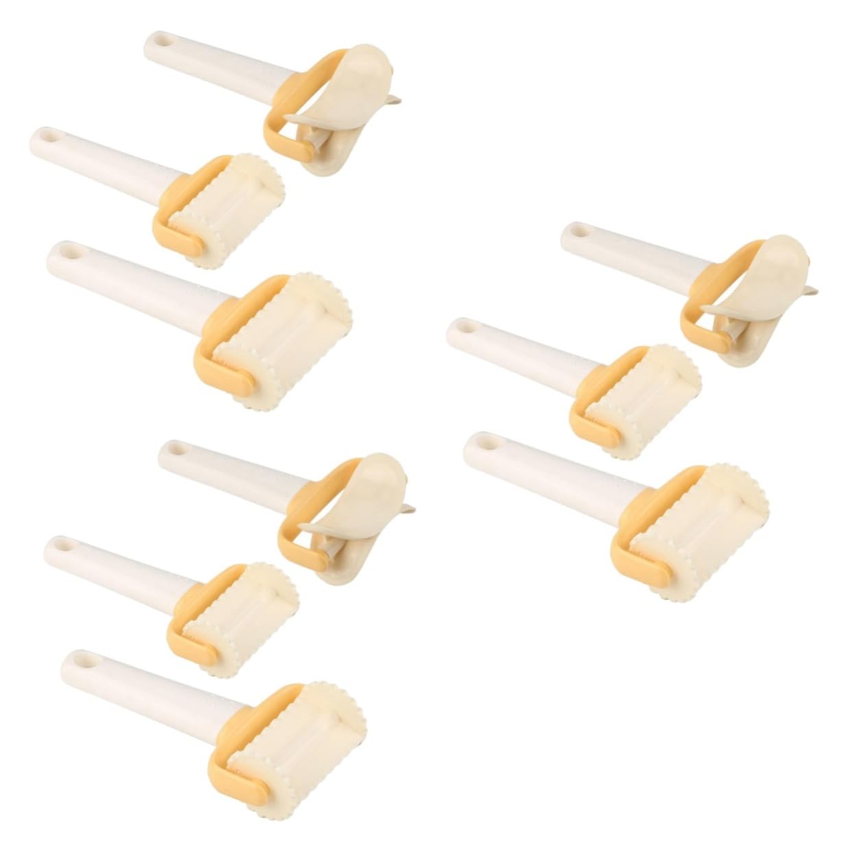 Alipis 3 Juegos 3 Piezas De De Plástico Fondant Herramienta De Corte De Pastel Cortador De Rodillo De Herramienta Para Hornear Galletas Émbolo De Galletas Herramientas Para El