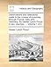 Observations and Reflections Made in the Course of a Journey Through France, Italy, and Germany. by Hester Lynch Piozzi. in Two Volumes. ... Volume 1 of 2 - Piozzi, Hester Lynch