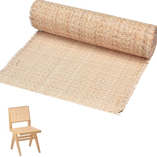 KYYGKY Natürliches Rattan-Gurtband, Rolle, 40 x 100 cm, gewebtes...