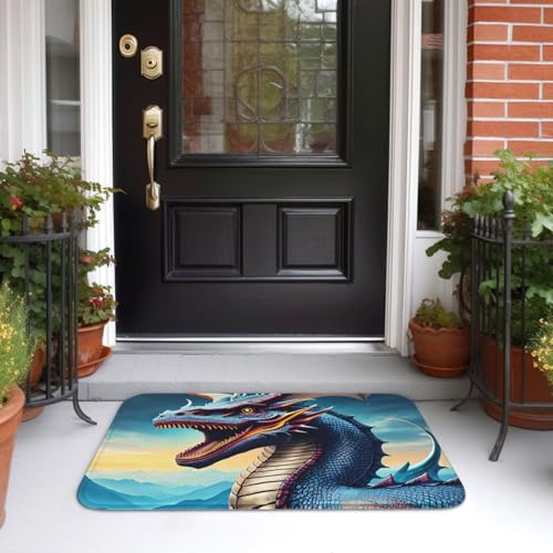 Tapis de sol résistant à la décoloration 40 x 60 cm JKIEGOQ - 3
