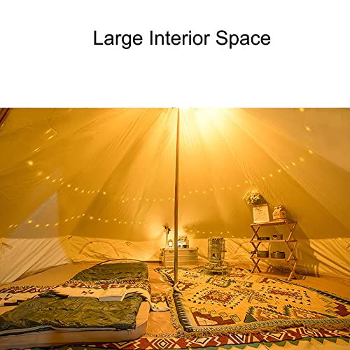Carpa de camping de lona de algodón resistente para 2 a 8 personas miniatura 5