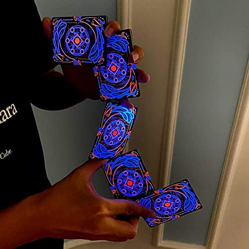 Miniatura 3 de Baraja de cartas de póquer con fluorescencia púrpura para niños y adultos, baraja de cartas para juegos de cartas para fiestas