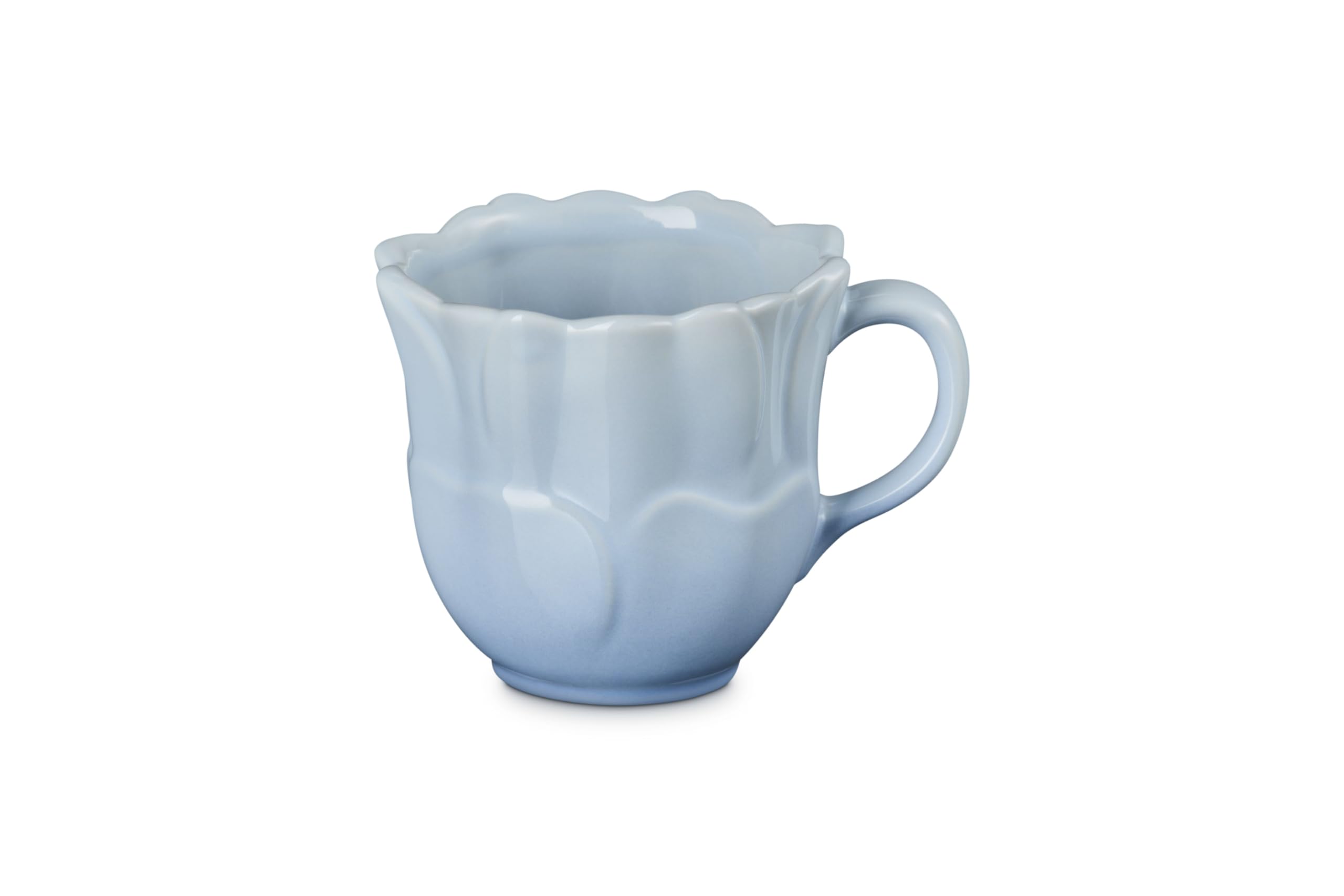 Le Creuset - Cup with Pottery Petals, 340 ml, Coastal Blue