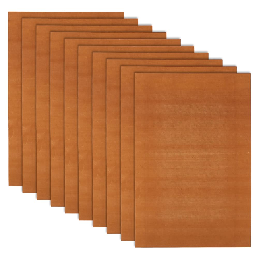 HOBBIESAY 10Pcs Clay Oven Work Mat Avoid Slip Mat Polymer Clay Mats Bake Tool Oven Liners for DIY Crafts Projects 30x20cm/11.81x7.87 Inch