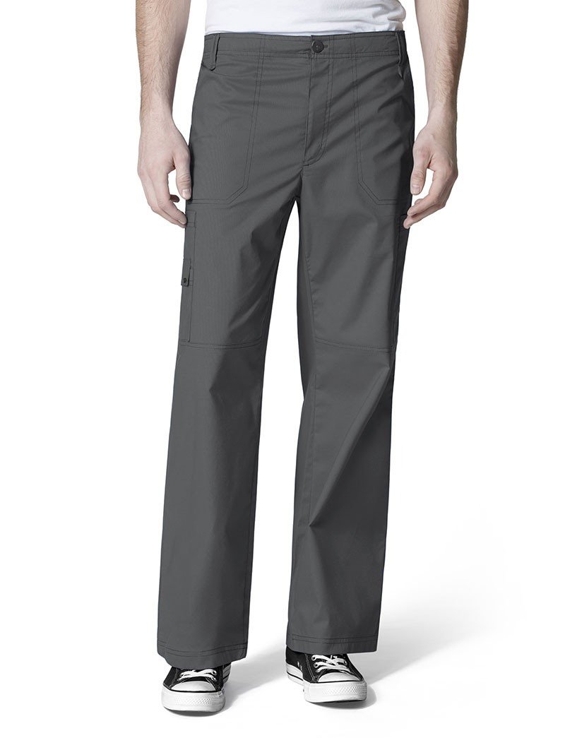 WonderWink Men's Wonderflex Loyal Scrub Pant, Caribbean, Small