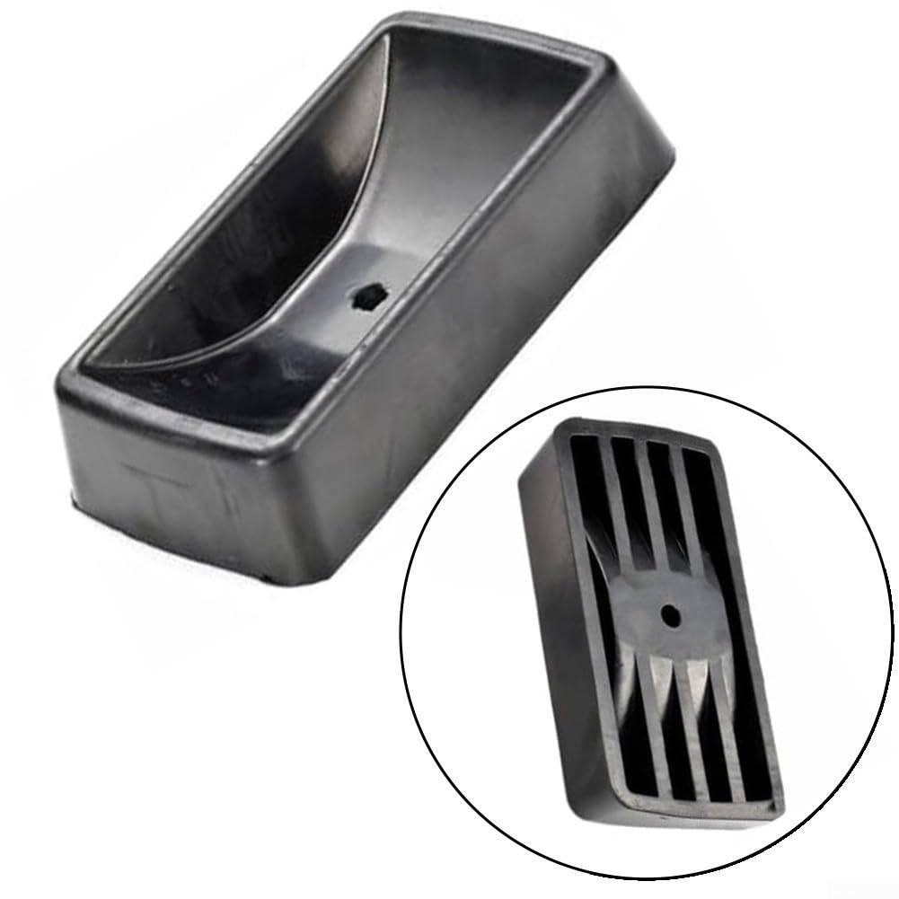 2er Set Gummi Radkeil für Stützrolle, Rutschfest für Wohnwagen Boot Anhänger(2PCS)