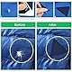 PERFETSELL 9 Blätter Daunenjacke Reparaturflicke Daunenjacke Reparatur Set Nylon Reparatur Flicken Patch Selbstklebendes Reparaturset für Daunenjacke Flicken für Jacke Zelt (Dunkelblau)