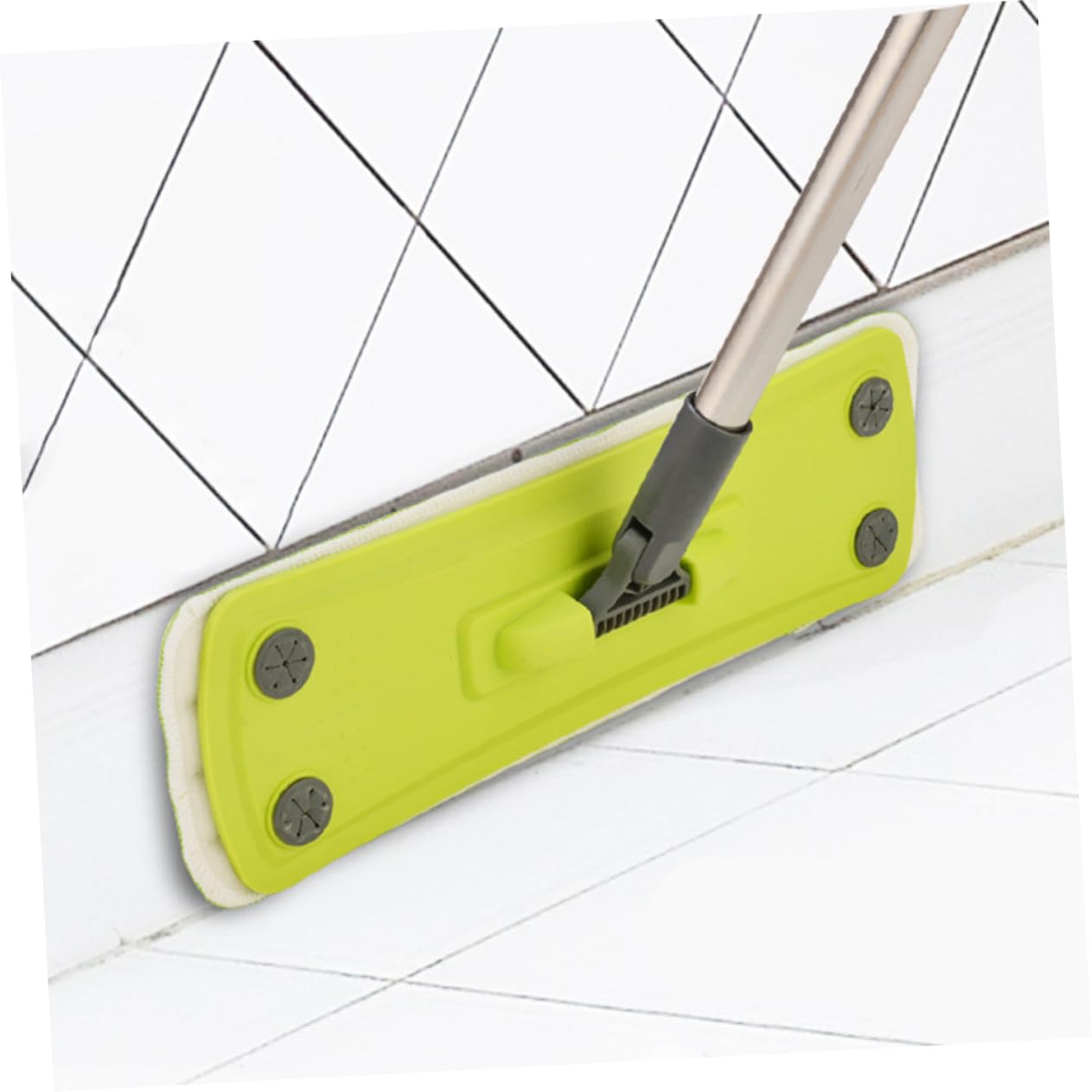 Serpillière en Microfibre Pivotante 360° pour Parquet, Verte