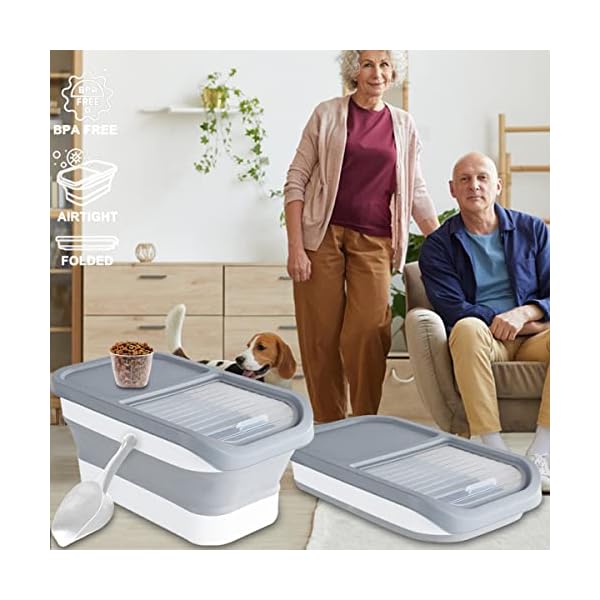 Foldable Kitchen Rice Storage for Pet Food