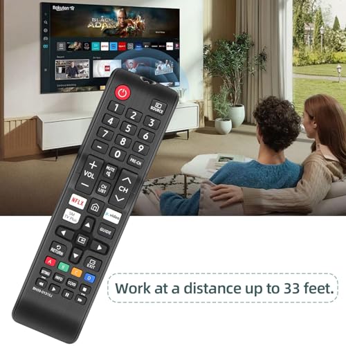 Image of for Samsung Smart TV Remote, Remote Control Replacement for Samsung LED LCD QLED 4K 8K UHD 3D HDTV HDR Curved Crystal Smart TVs (BN59-01315J)