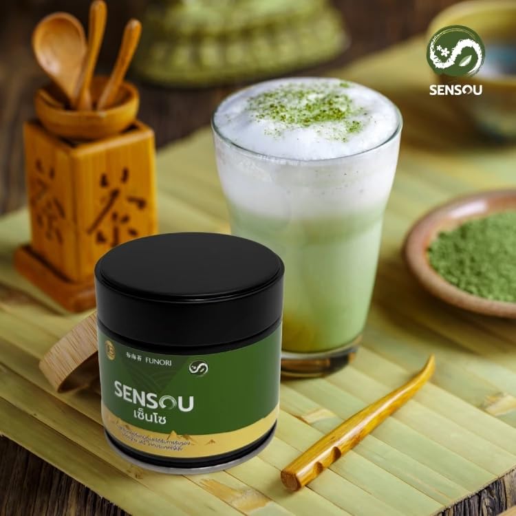 Ceremonial Grade Organic Kagoshima Matcha Powder Authentic Tsuyuhikari Cultivar Pure Japanese Green Tea for Traditional Latte Use Tin — view 4