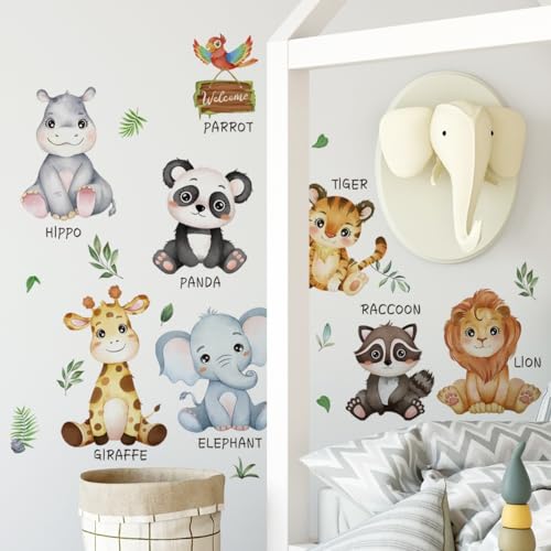 Vinilos Decorativos Animales Safari para Pared miniatura 4