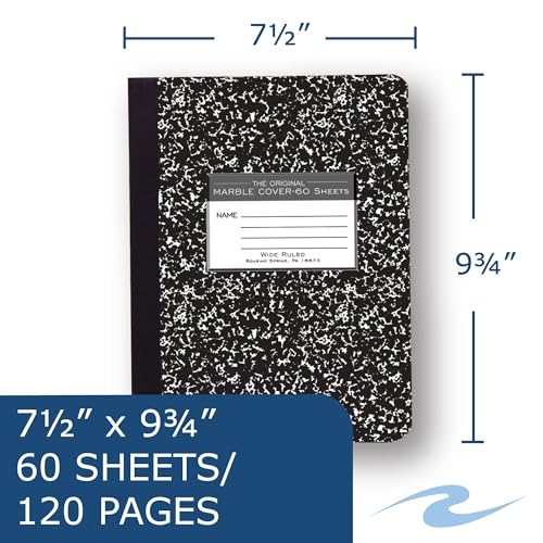 Cahier de composition 60 feuilles grand format pour ne plus perdre vos notes