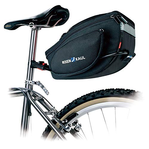 Rixen und Kaul KlickFix Unisex Fahrradtasche Contour Magnum Fahrradtasche, schwarz, Standard