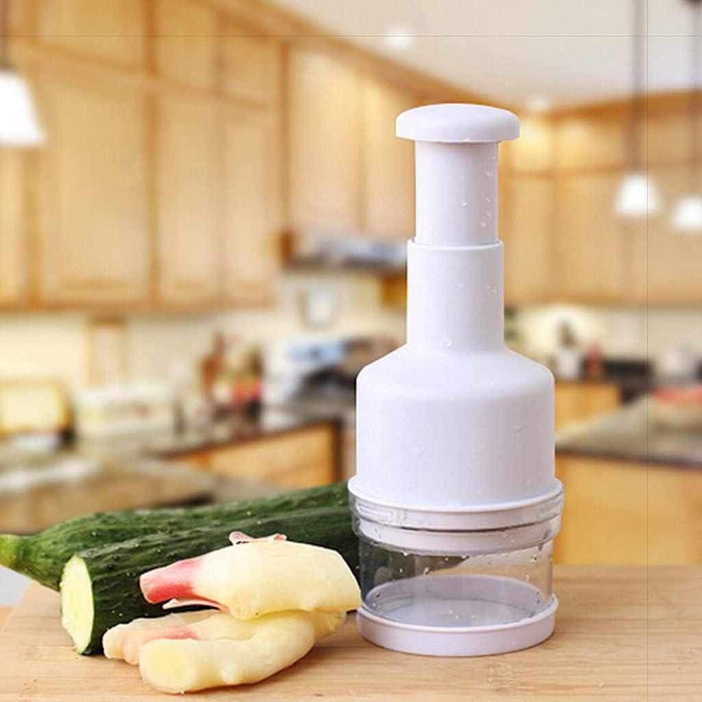 Manual Hand Cutter Chopper and Dicer for Onion Potato Garlic Salad and More and to Use Kitchen Vegetable Chopper