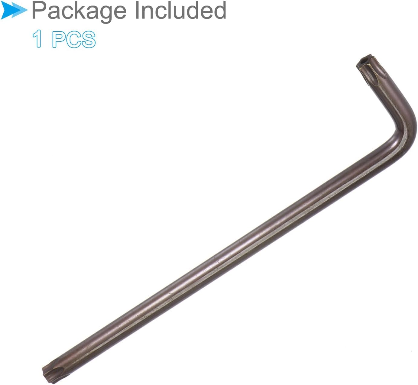 Tamper Proof Torx Key, T55 Torx, S2 Steel L-Shape Star Wrench - (Applications: for Basic Home Repair and Mechanical Maintenance), 1-Piece