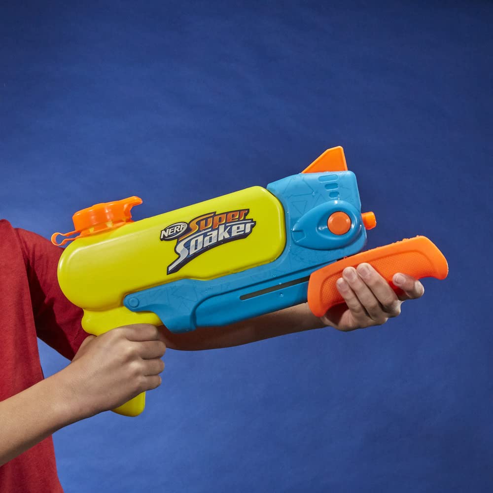 Hasbro Nerf Super Soaker Wave Spray, Blaster Giocattolo ad Acqua con Beccuccio Mobile, per Bambini e Bambine dai 6 Anni in Su, Serbatoio da 887 ml Facile da Riempire, Multicolore (Confezione da 2)