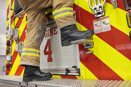 HAIX Fire Hunter Pro Composite-Toed Heat- and Slip-Resistant Firefighting Boots with Unique Ankle Flex System3