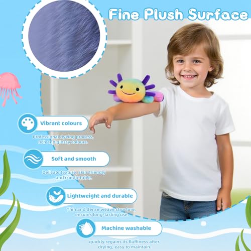 CHEEKYNEWT CO. Axolotl Plush Toy,Stuffed Axolotl Plush,8.66" Axolotls Toy,Birthday Gift for Boys and Girls Gift for Christmas.(Mixed Purple,1 Pack) by CHEEKYNEWT CO. - Used condition - Image 6