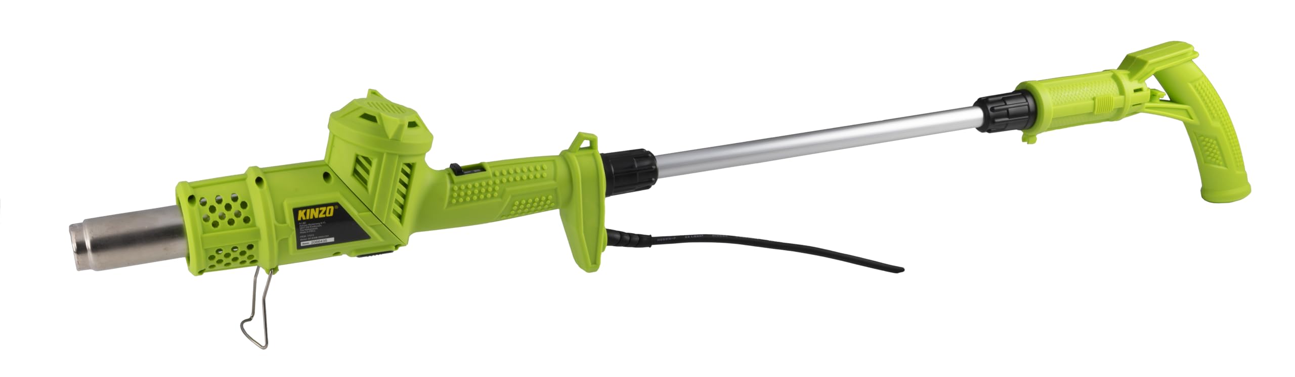 Kinzo Garden 3-in-1 Unkrautvernichter - Gartenwerkzeug Unkrautentferner - Elektrischen Unkrautbrenner, Abflammgerät und BBQ Grillzünder für Garten, Terrasse bis zu 360℃- 2000 Watt Grün