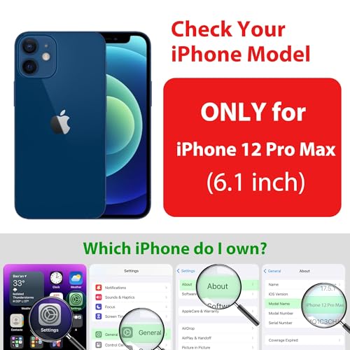 SPORTLINK for iPhone 12 Pro Max Waterproof Case, Black - image 2