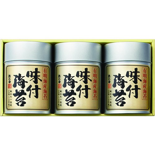 浜乙女 味のり詰め合わせ 有明3本詰N