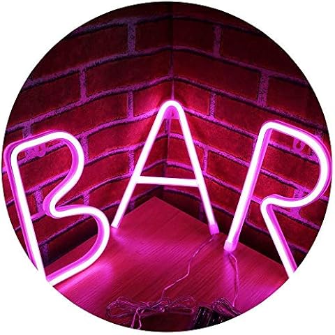 Rosa Neon Brief Leuchtreklamen Nachtlicht LED Festzelt Buchstaben Neon Kunst Dekorative Lichter Wanddekor Cover
