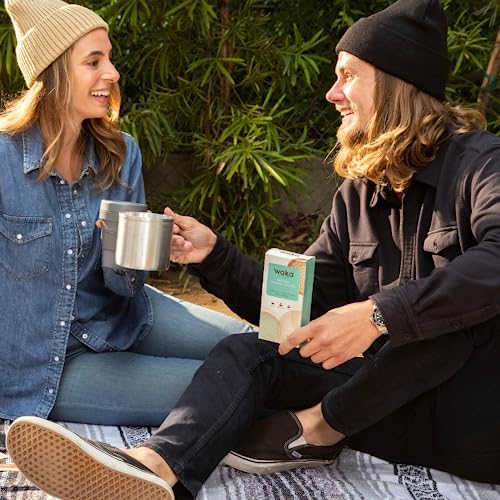 Waka Quality Instant Coffee — Dark Roast — 100% Arabica Freeze Dried Beans — 8 Single-Serve Packets For Iced Coffee Or Hot Coffee #TOP2