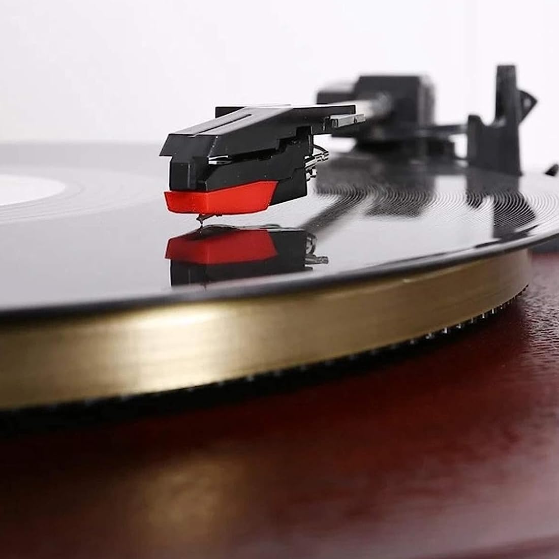 Lot de 4 Aiguilles de Tourne-Disque de Remplacement pour Crosley, ION, Jensen, Bush et Teac - Stylus Précis pour Une Expérience d'écoute Optimal