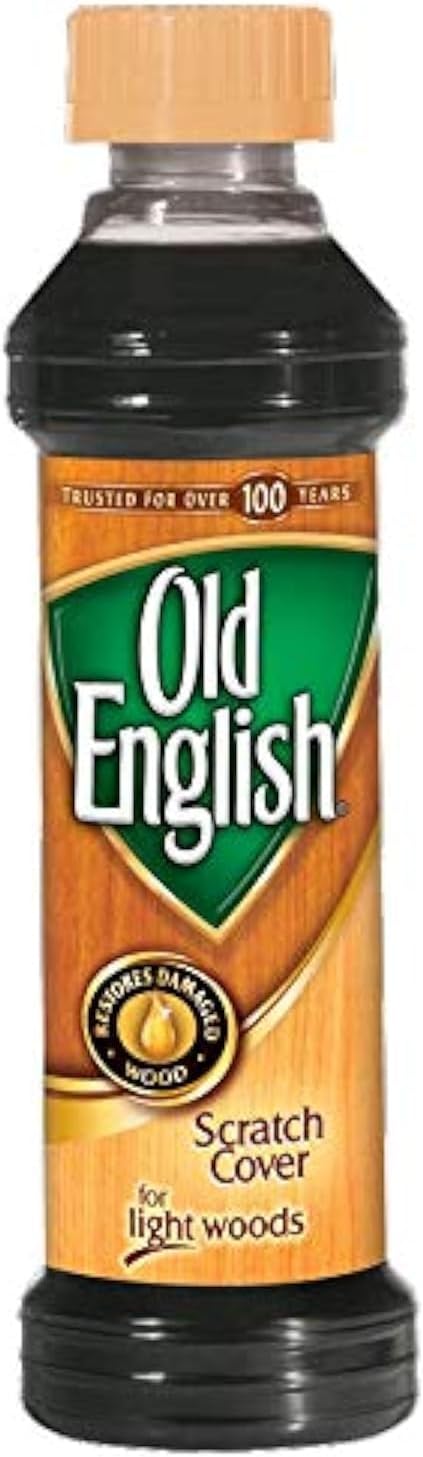 Old English Scratch Cover for Light Woods, 8 Fl Oz.