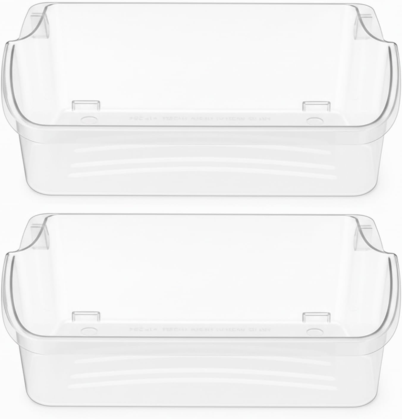 2 PACK Upgraded 240356402 Refrigerator Door Bin - Door Shelf Replacement for Frigi.daire Side-By-Side Refrigerator (LFSS2612TF0/LFSS2612TE0/FFSS2615TE0) Upper Door Shelves