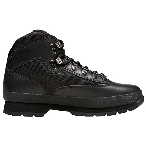 Timberland Timberland Men's Euro Boot, Black Smooth, 8 M US