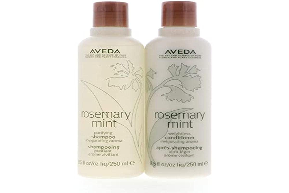 Aveda Rosemary Mint Purifying Shampoo 8.5oz & Weightless Conditioner 8.5oz Set : Everything Else
