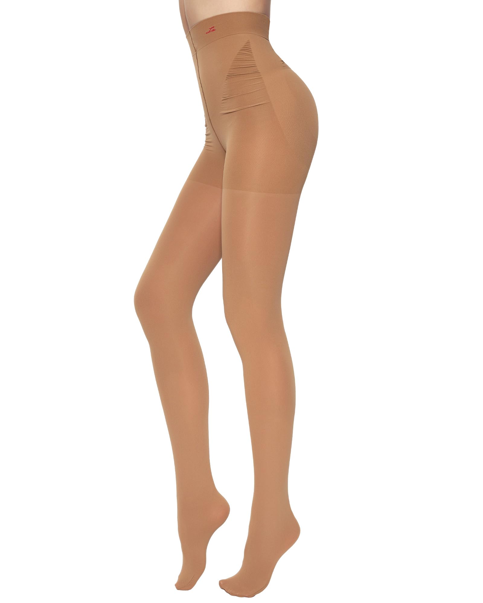 LABELLA 90D Opaque Tights, Tummy Control & Booty Lifting, S-Queen2