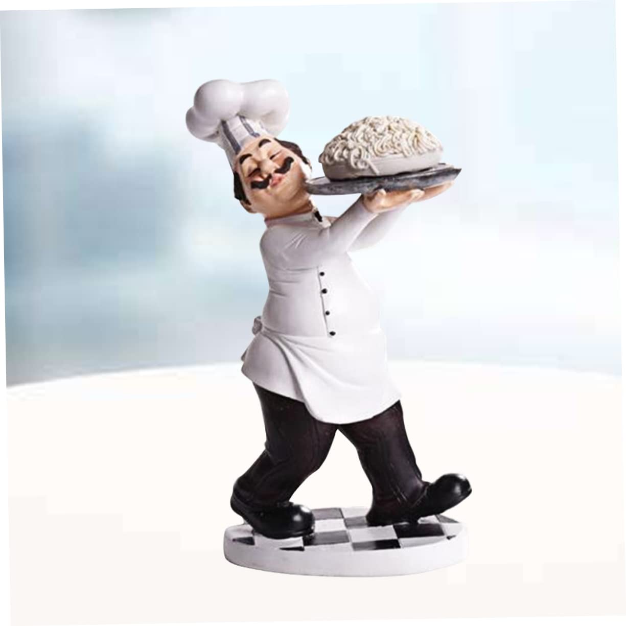 Decorazione per la casa, da cucina, per chef, ornamento da panetteria, decorazione natalizia 3D, decorazione per la casa, statuette in resina, per alberghi, decorazioni per la tavola,