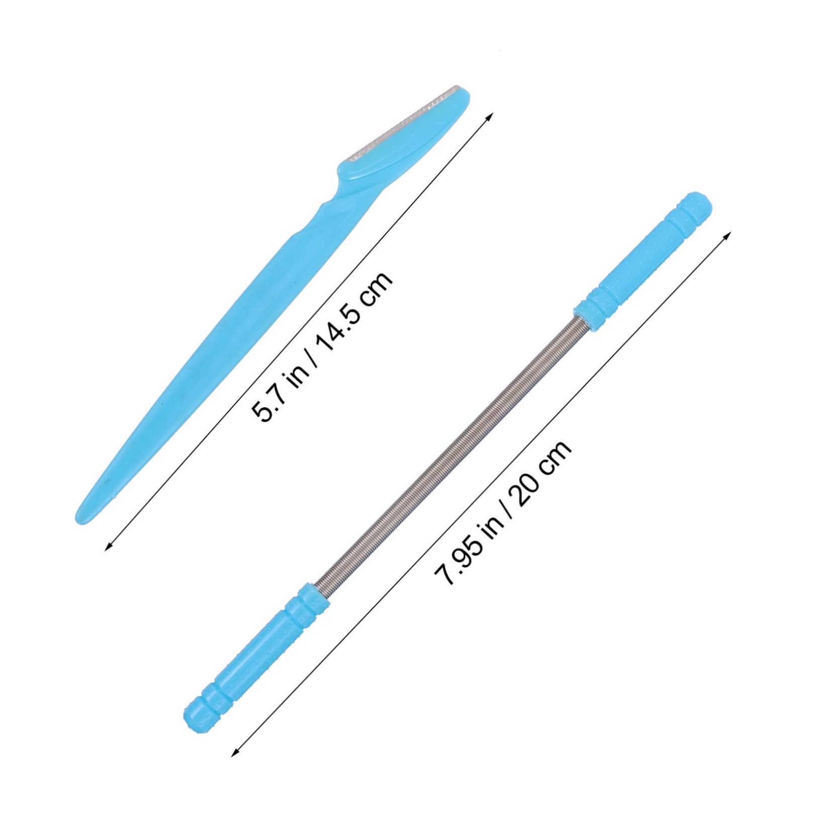 BESTYASH 4pcs Facial Hair Removal Set Eyebrow Trimmer Face Hair Remover Tool Gentle Epilator for Smooth Skin No Chemicals for Women