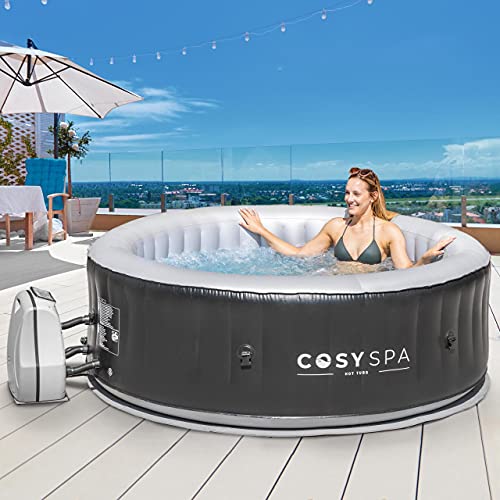 COSYSPA Inflatable Hot Tub Spa – Outdoor Bubble Hot Tub | 2-6 Person Capacity – Quick Heating Hot Tub | Inflatable Hot… - Image 5