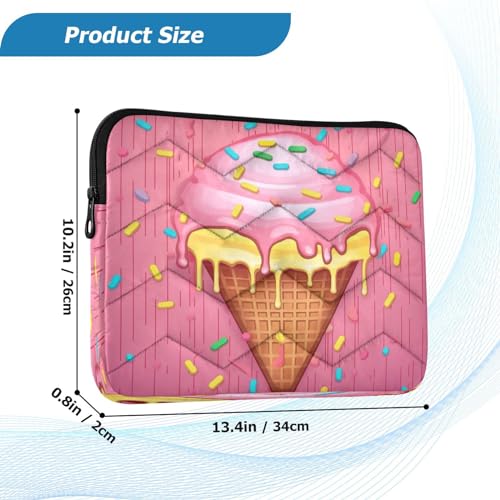 Funda para portátil rosa Ice Cream para 13-14 pulgadas miniatura 3