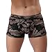 Produktbild Btruely Herren Unterwäsche Sexy Tarnung Unterhose Männer Atmen Boxershorts Schriftsätze Ausbuchtung Beutel Shorts (M, Grau)