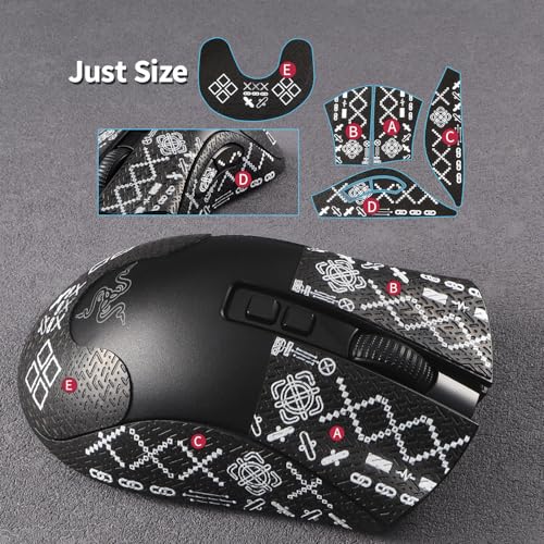 Bande adhésive antidérapante pour souris Razer Deathadder V2 prédécoupée - 6