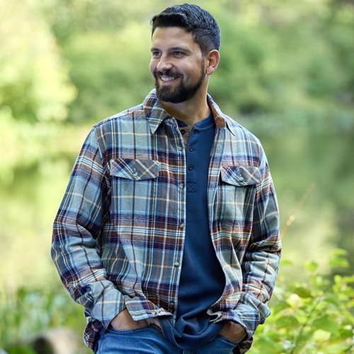 Legendary Whitetails Mens Long Sleeve Button Down Relaxed Fit Flannel Shirt - image 2