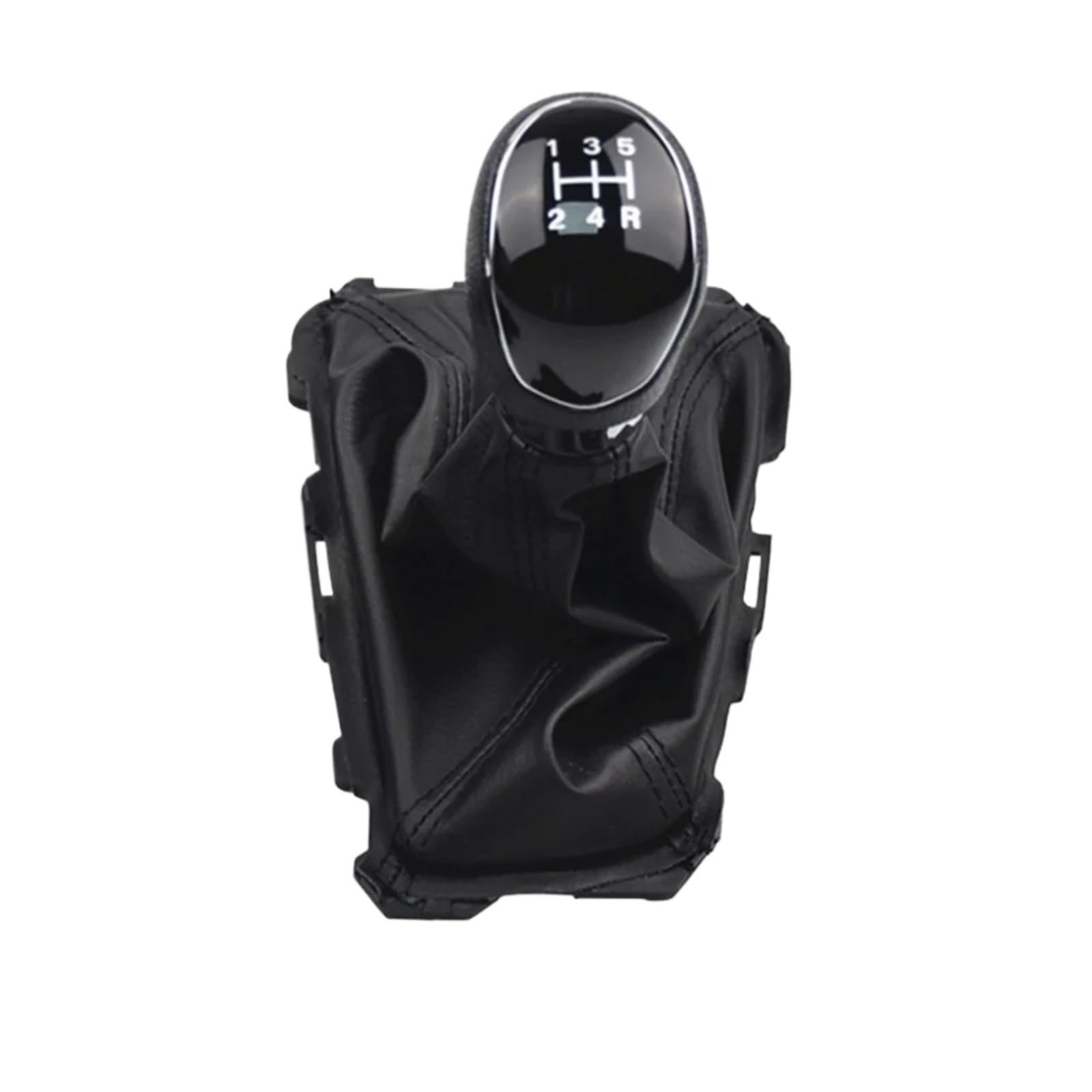 Tnbru 5 Speed Gear Shift Head For Focus 3 Mk3 1.6 2012-2016 Car Stick Gear Knob Shift Handball With Black Gaiter Boot Manual 5/6 Speed(5 Speed)