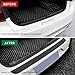 MUQIDA Car Rear Bumper Protector Guard, Anti-Scratch Self-Adhesive Trunk Door Entry Cover Strip, Automotive Non-Slip Anti-Colision Edge Bumper Protection Strip (Black Sport, 40.94