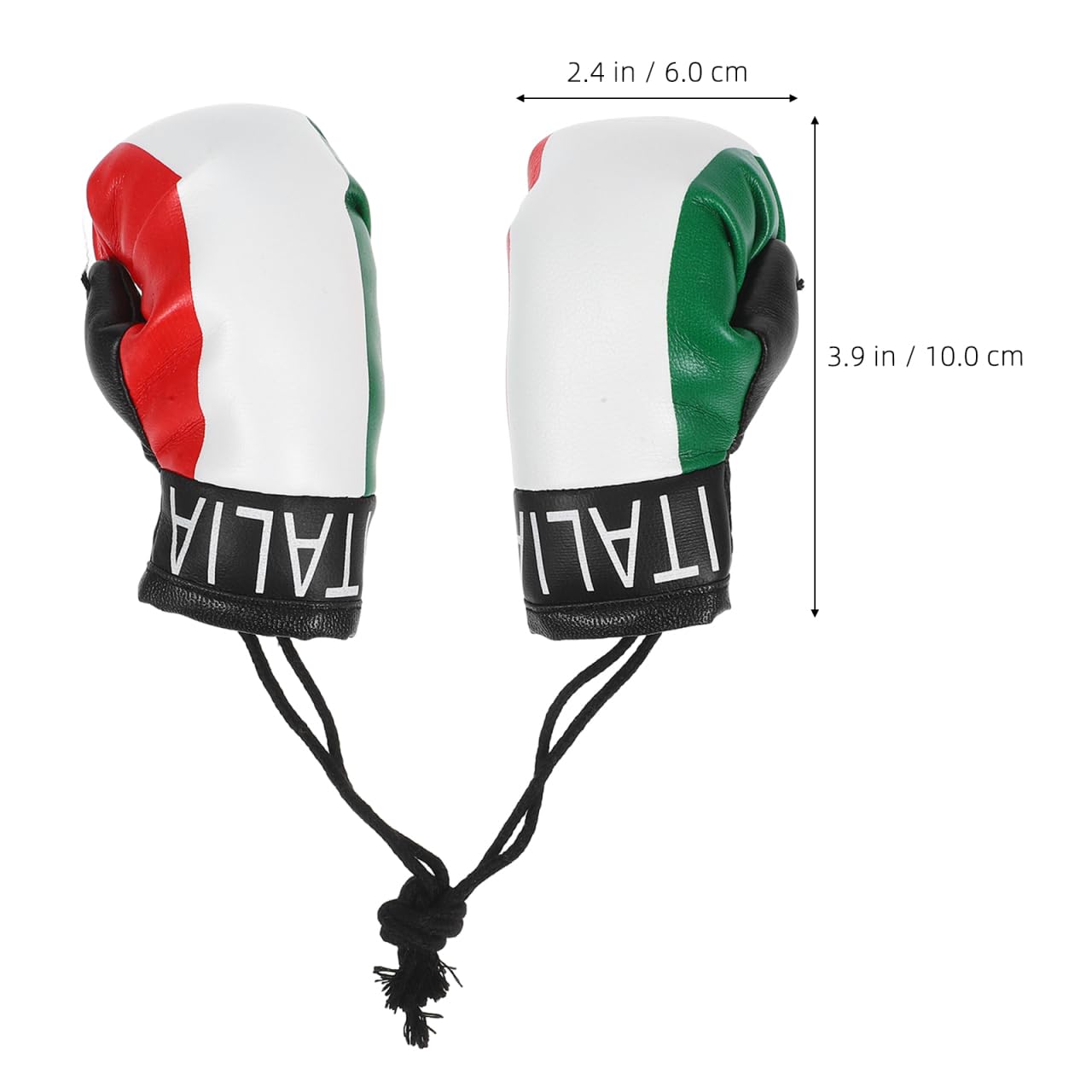 VOSAREA 1 paio di guantoni da boxe, ciondolo per guantoni da boxe, guantoni da boxe, decorazioni per auto, ornamenti in PVC